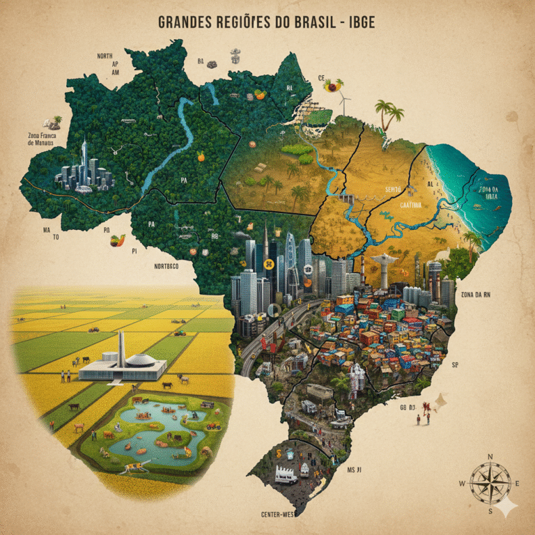 Texto – Regiões Norte, Nordeste, Sudeste e Centro-Oeste